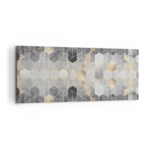 Tablou pe pânză - Compoziție diamantată - 120x50 cm