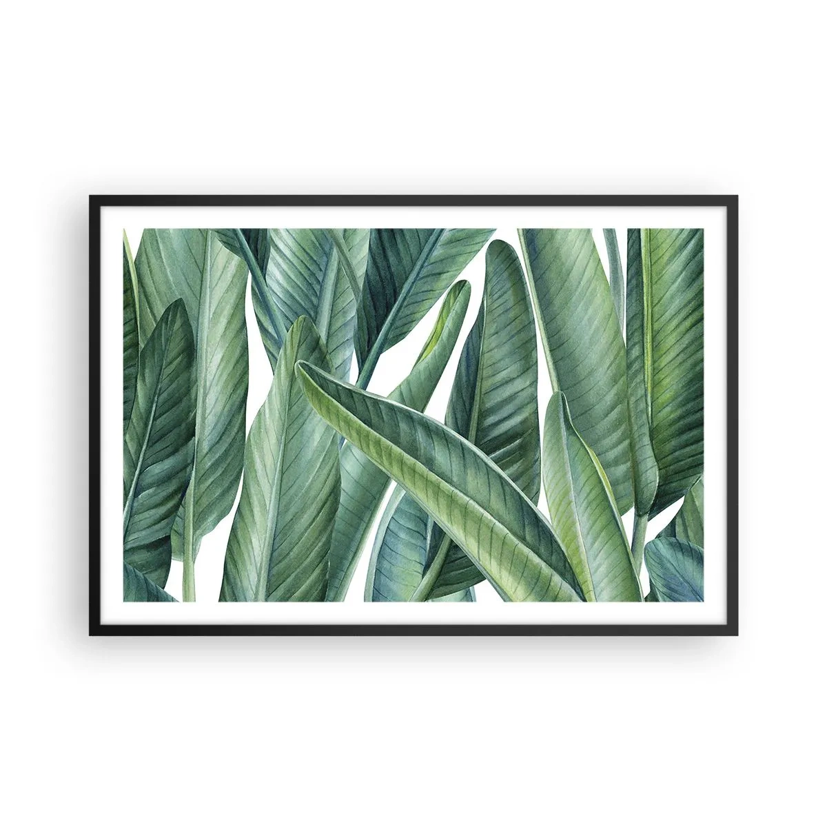 Poster în ramă neagră - Verdeața în sine - 91x61 cm