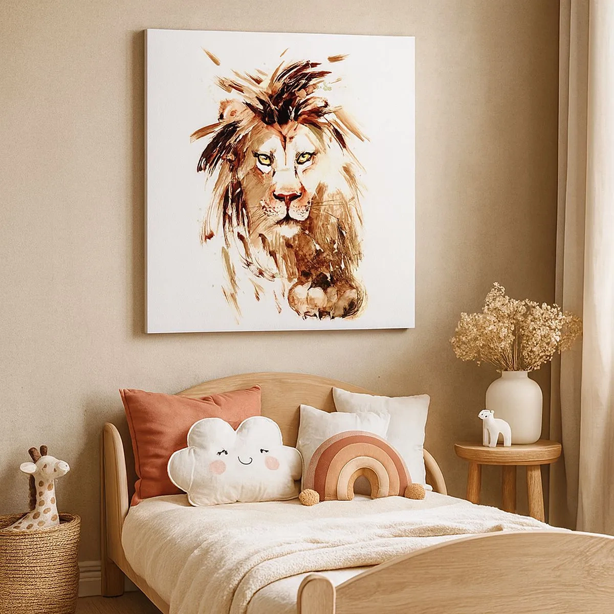 Tablou pe pânză - Putere și demnitate - 30x30 cm