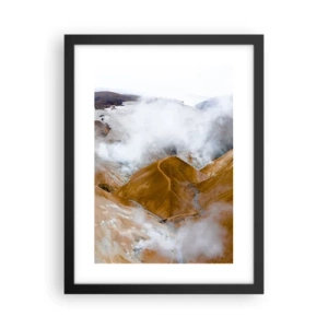 Poster în ramă neagră - Frumusețea sălbatică a Islandei - 30x40 cm