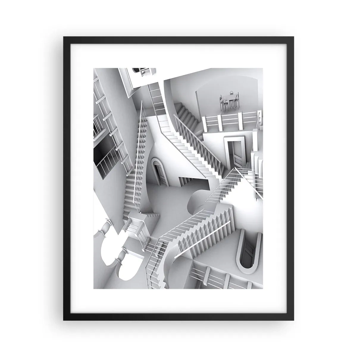 Poster în ramă neagră - Paradoxurile spațiului - 40x50 cm