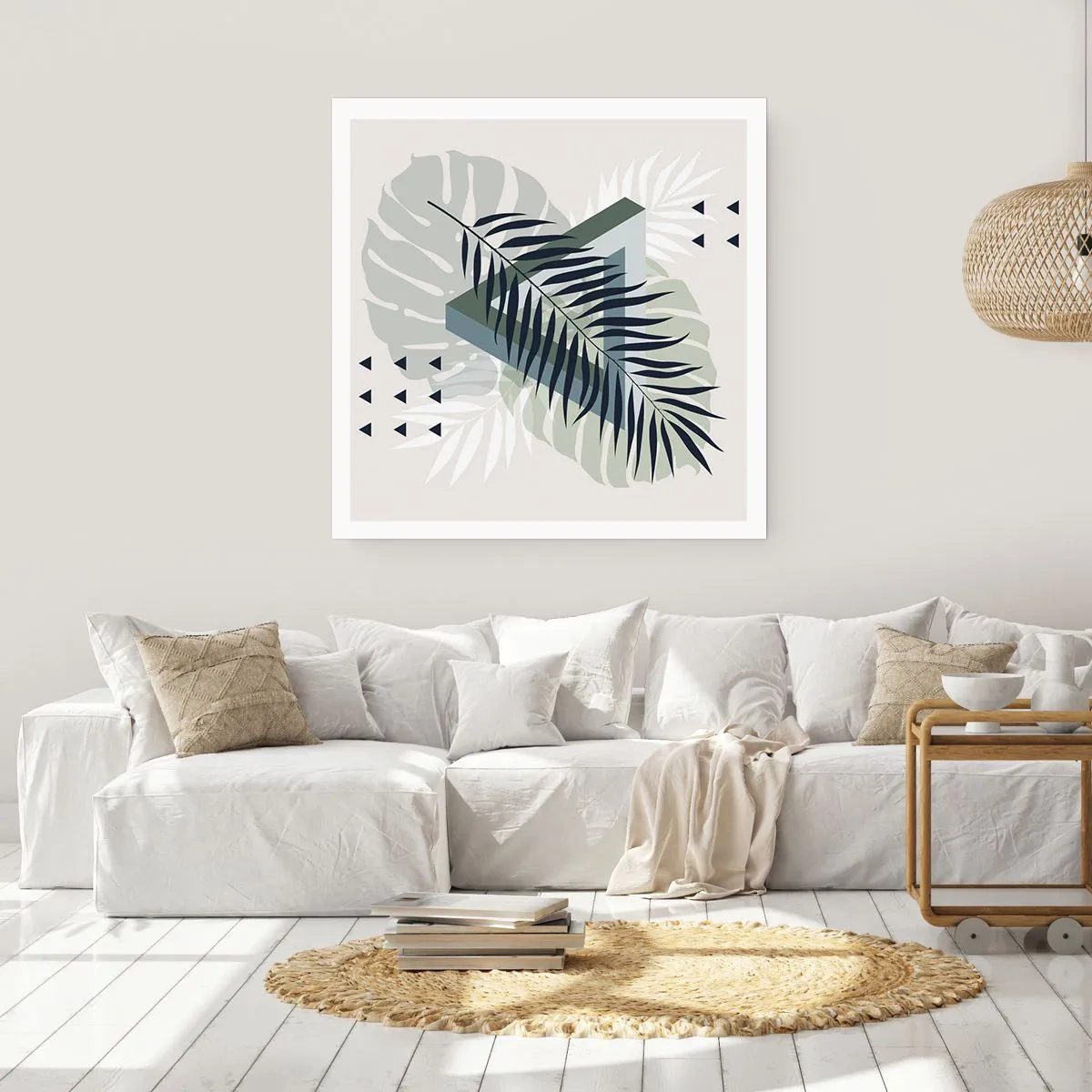 Poster - Natura și geometria - două ordine? - 50x50 cm