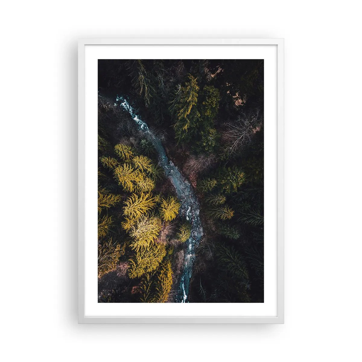 Poster în ramă albă - Rapid și mai rapid - 50x70 cm