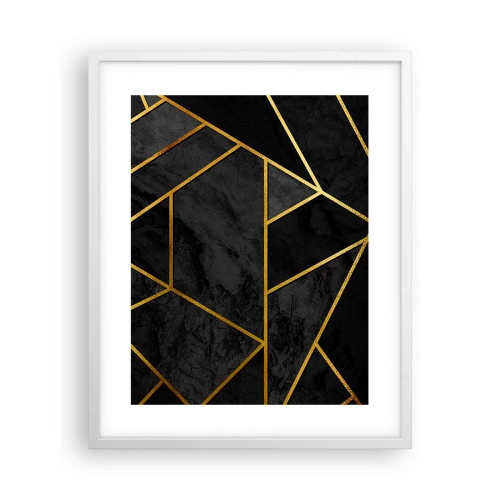 Poster în ramă albă - Întuneric și lumină - 40x50 cm