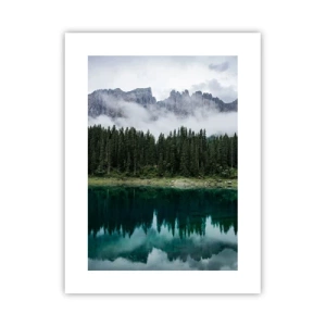 Poster - Liniște, liniște, să nu trezim apa care doarme... - 30x40 cm