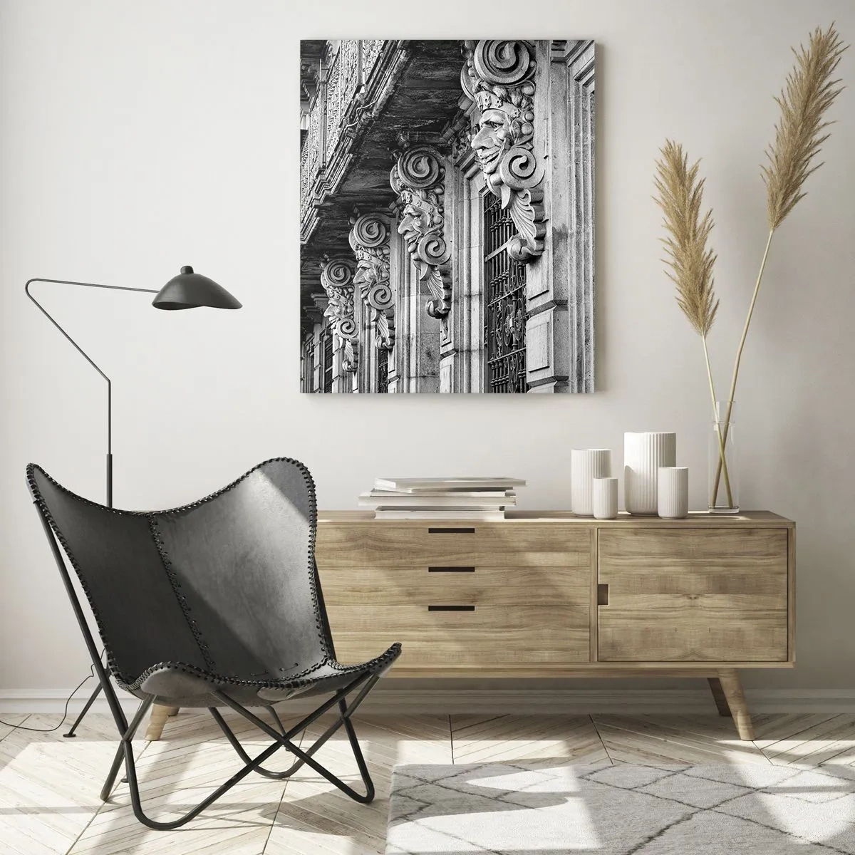 Tablou pe sticlă - Barcelona surprinzătoare - 50x70 cm