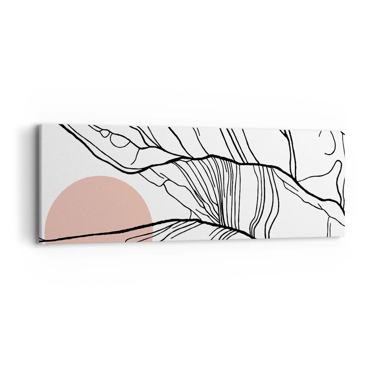 Tablou pe pânză - Într-o rețea de crengi - 90x30 cm