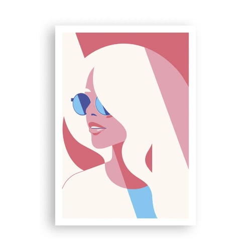 Poster - O blondă necunoscută - 70x100 cm