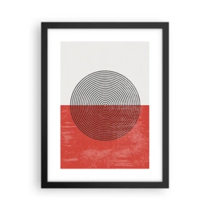 Poster în ramă neagră - Direct la subiect - 30x40 cm