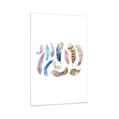 Tablou pe sticlă - Ușoare și colorate - 70x100 cm