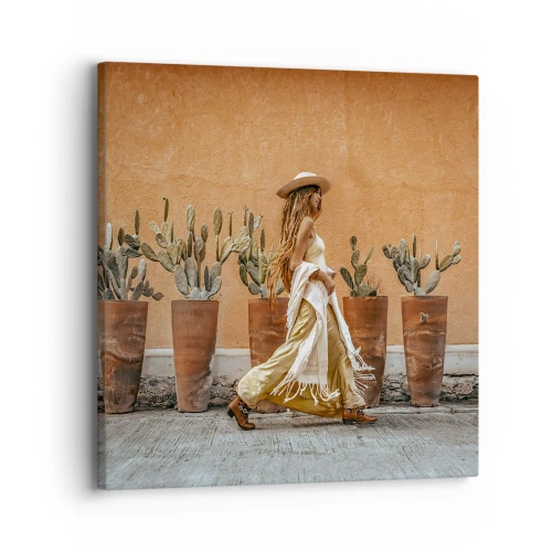 Tablou pe pânză - În stilul hippie - 30x30 cm