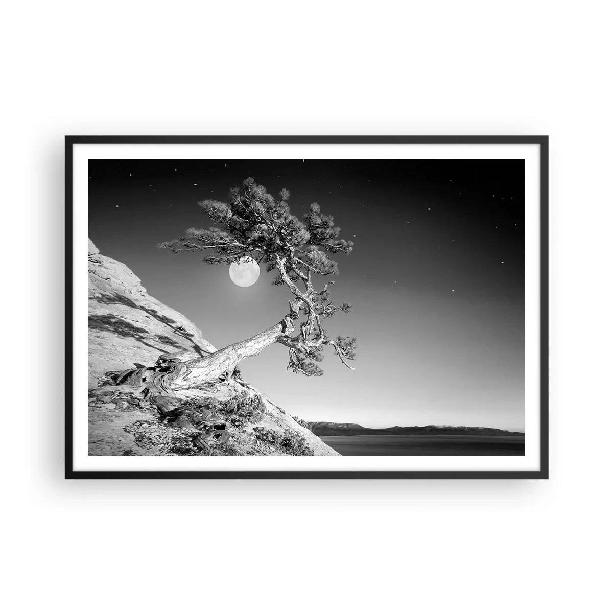 Poster în ramă neagră - Războinicul victorios - 100x70 cm