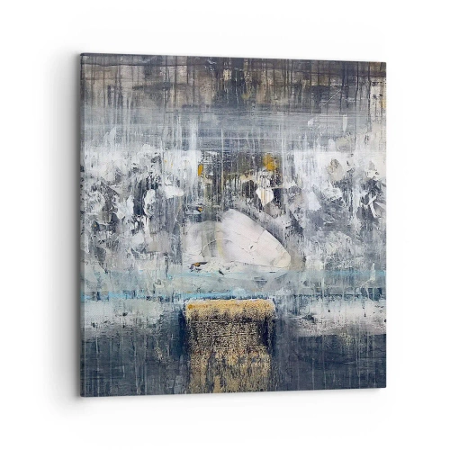 Tablou pe pânză - Ca pe gheață, ca pe asfalt - 70x70 cm