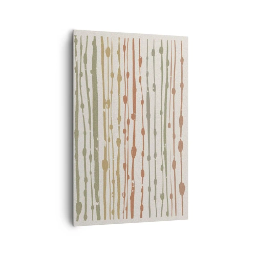 Tablou pe pânză - Notația culorilor muzicale - 80x120 cm