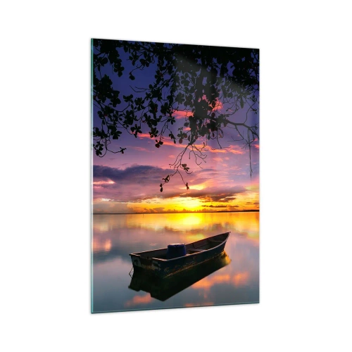 Tablou pe sticlă - "Pari să plutești în mijlocul cerului...” - 70x100 cm