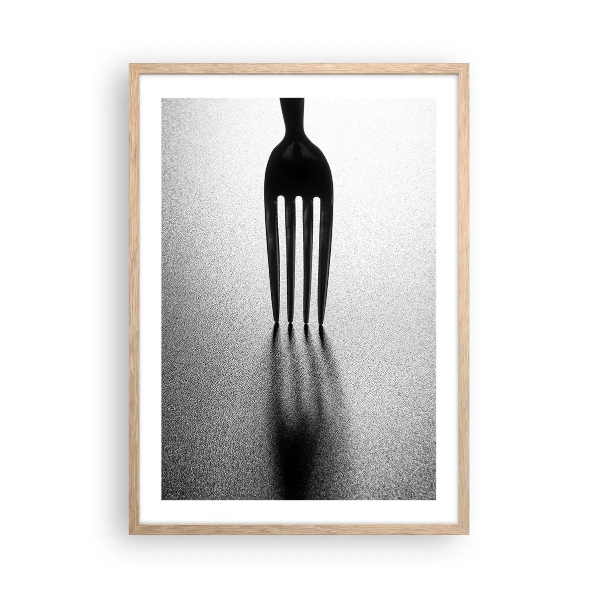 Poster în ramă de stejar deschis - Lumină și umbră - 50x70 cm