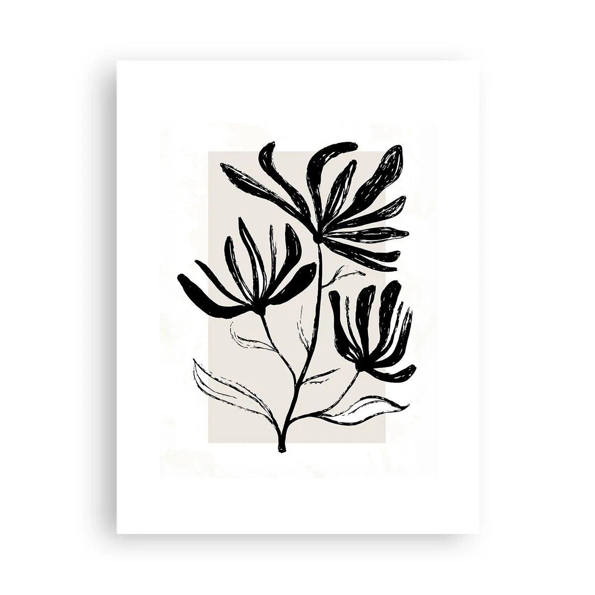 Poster - Schiță pentru ierbar - 30x40 cm