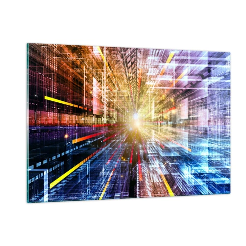 Tablou pe sticlă - Coridor luminos - 120x80 cm
