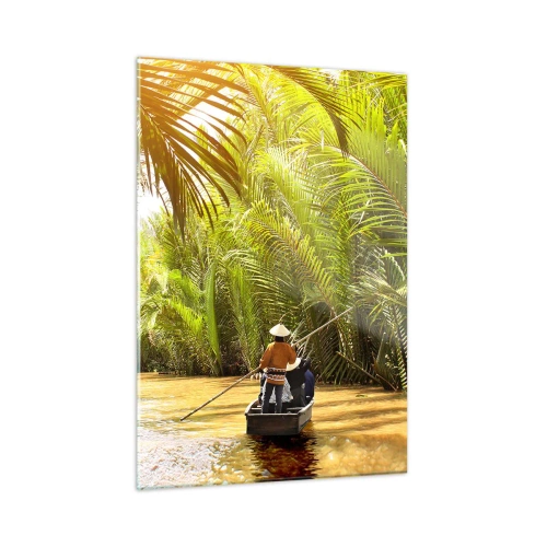 Tablou pe sticlă - Prin cheile din palmieri - 50x70 cm