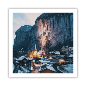 Poster - Spiritul luminos al iernii - 60x60 cm