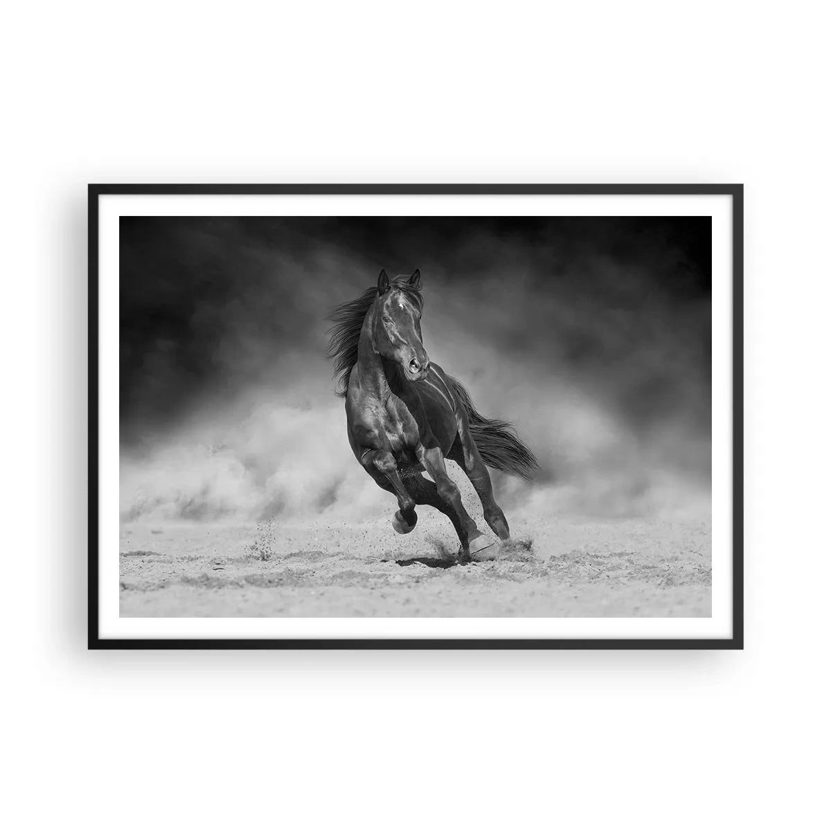 Poster în ramă neagră - Dorința emirului - 100x70 cm