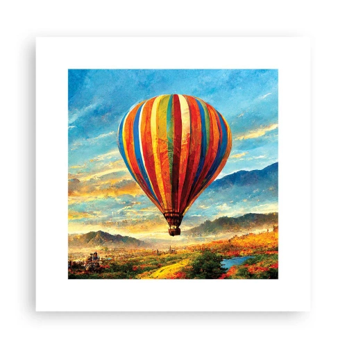 Poster - În liniște puteți vedea mai multe - 30x30 cm