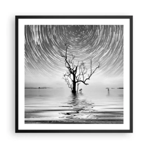 Poster în ramă neagră - O simfonie a naturii - 60x60 cm