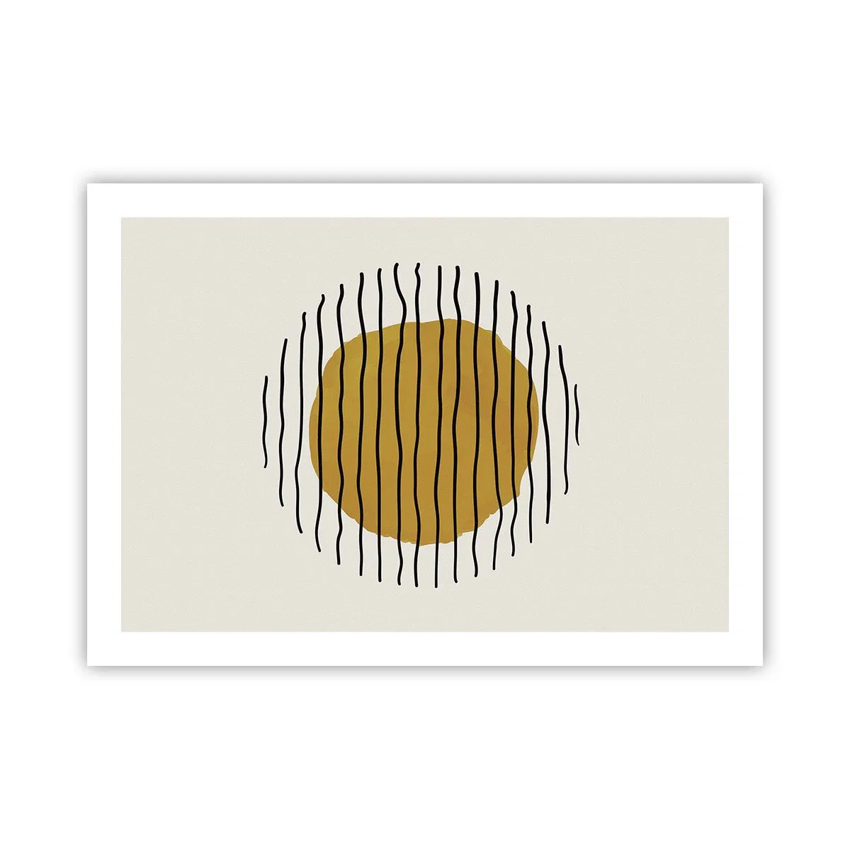 Poster - Abstracție tremurândă de căldură - 70x50 cm
