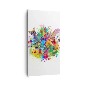 Tablou pe pânză - Buchet de bucurie - 65x120 cm