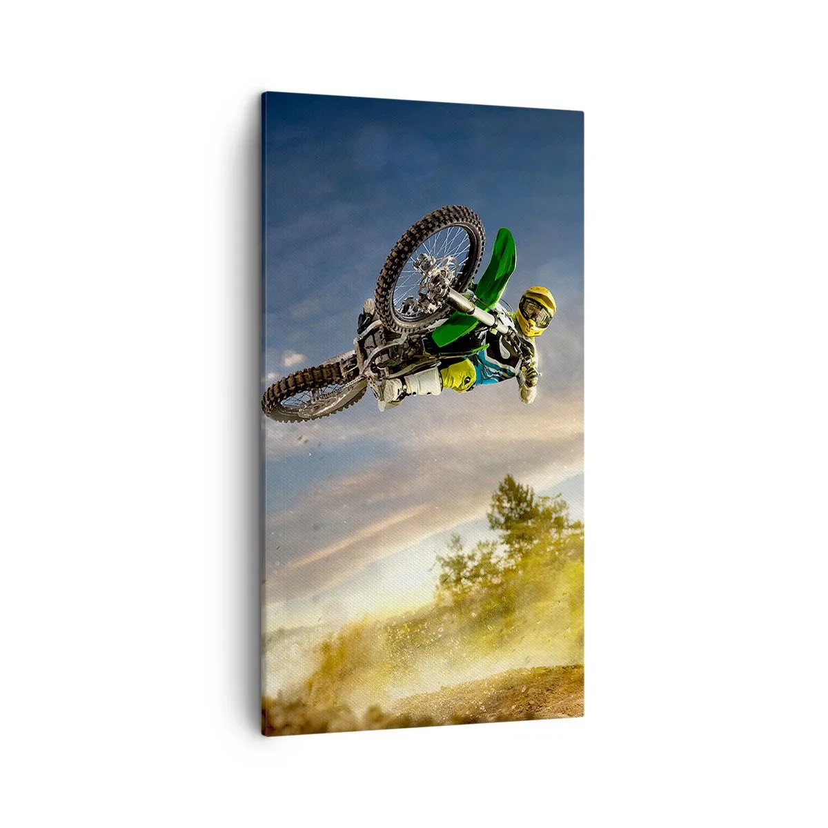 Tablou pe pânză - Porniți emoțiile! - 45x80 cm