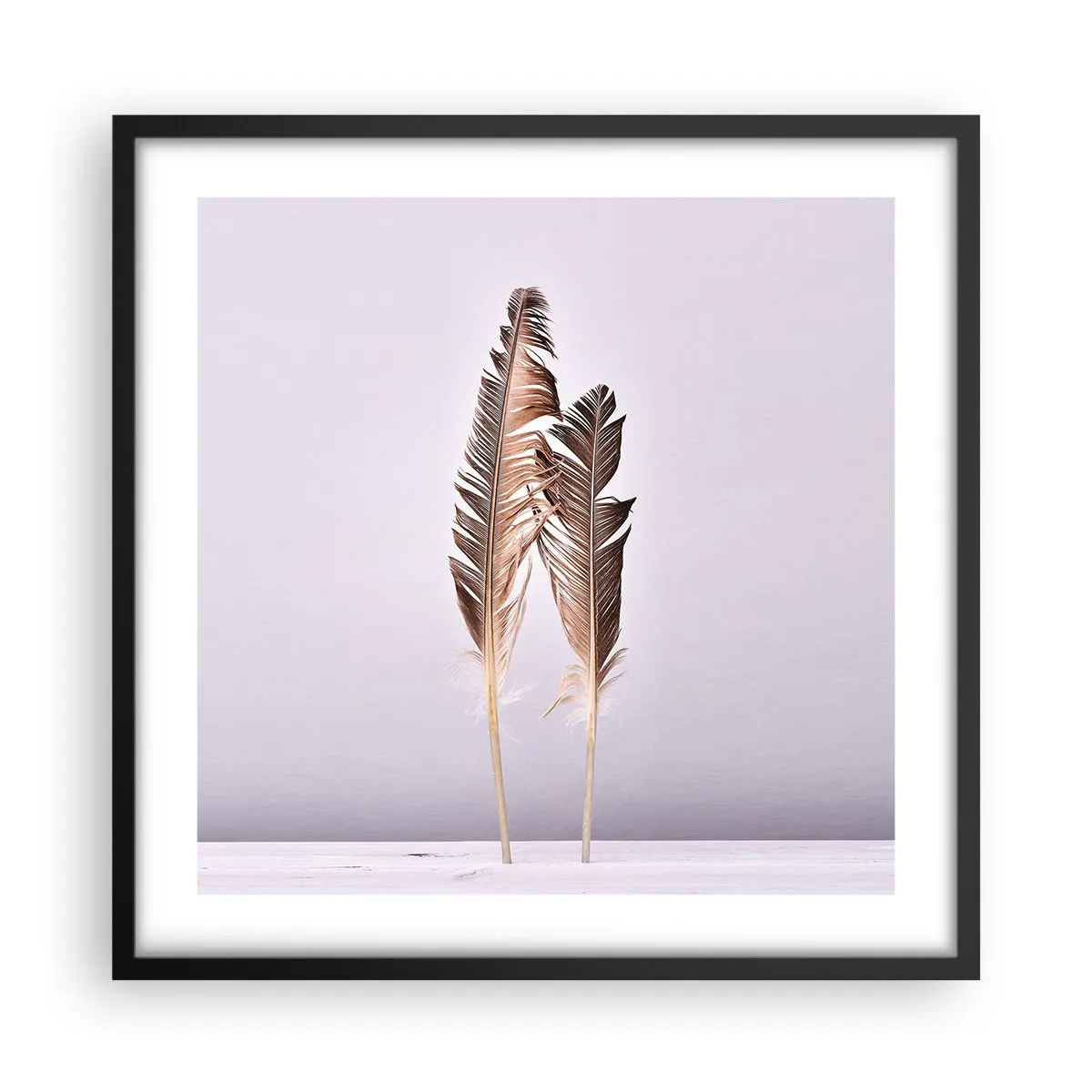 Poster în ramă neagră - Împotriva neantului - 50x50 cm