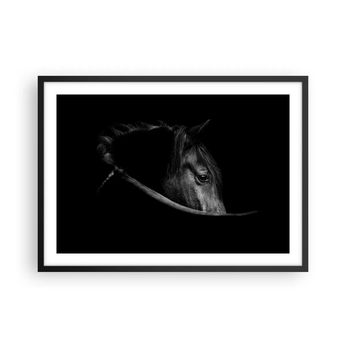 Poster în ramă neagră - Prințul negru - 70x50 cm