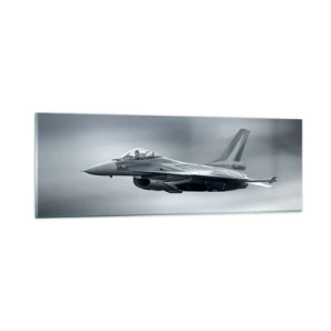 Tablou pe sticlă - Vrei să mă provoci? - 90x30 cm