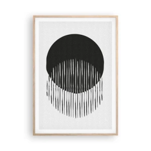 Poster în ramă de stejar deschis - Alter ego-ul său - 70x100 cm