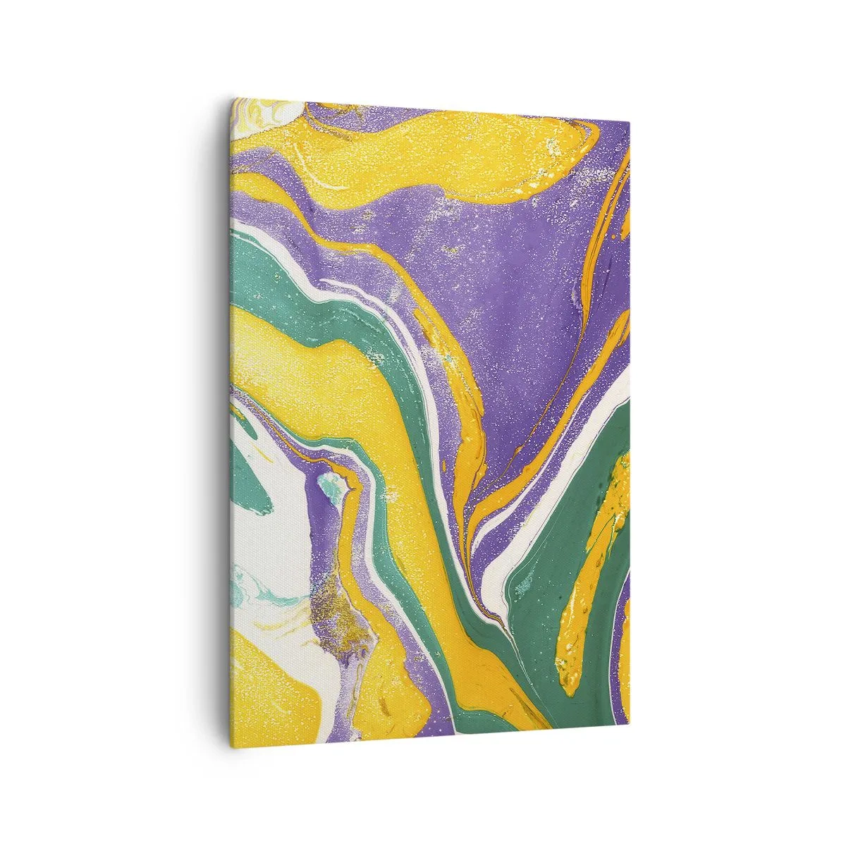 Tablou pe pânză - Valuri de culoare - 70x100 cm