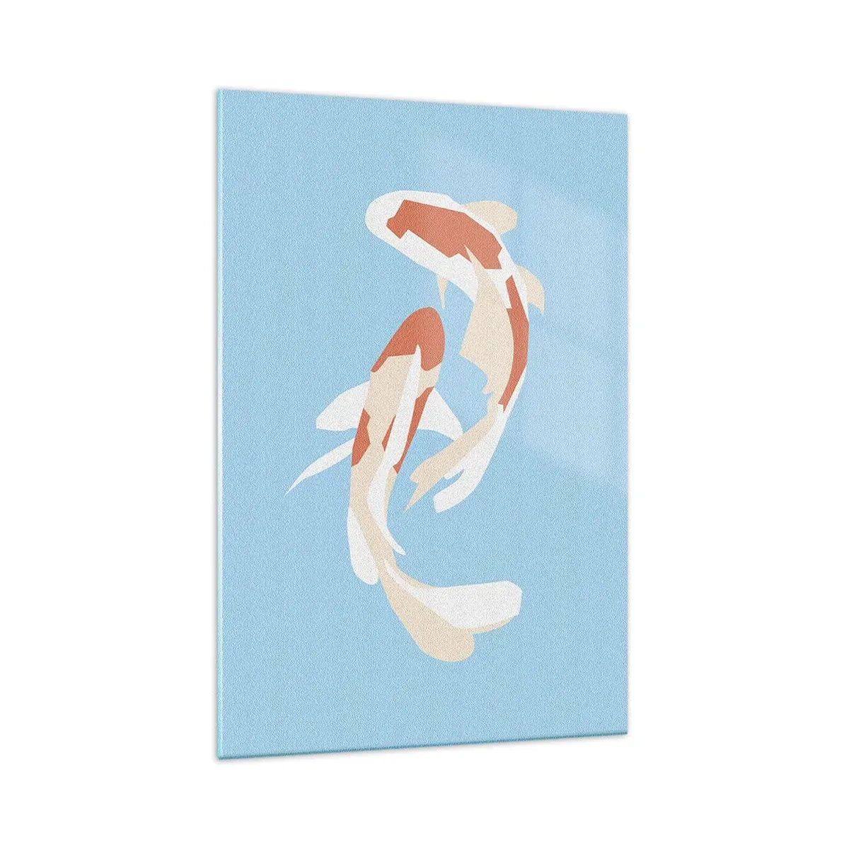 Tablou pe sticlă - Înot sincron spontan - 70x100 cm