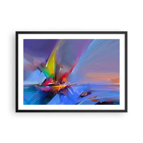 Poster în ramă neagră - Iute ca o pasăre - 70x50 cm