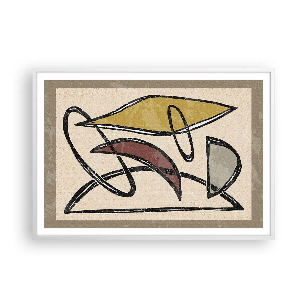 Poster în ramă albă - Vertical și orizontal - 100x70 cm