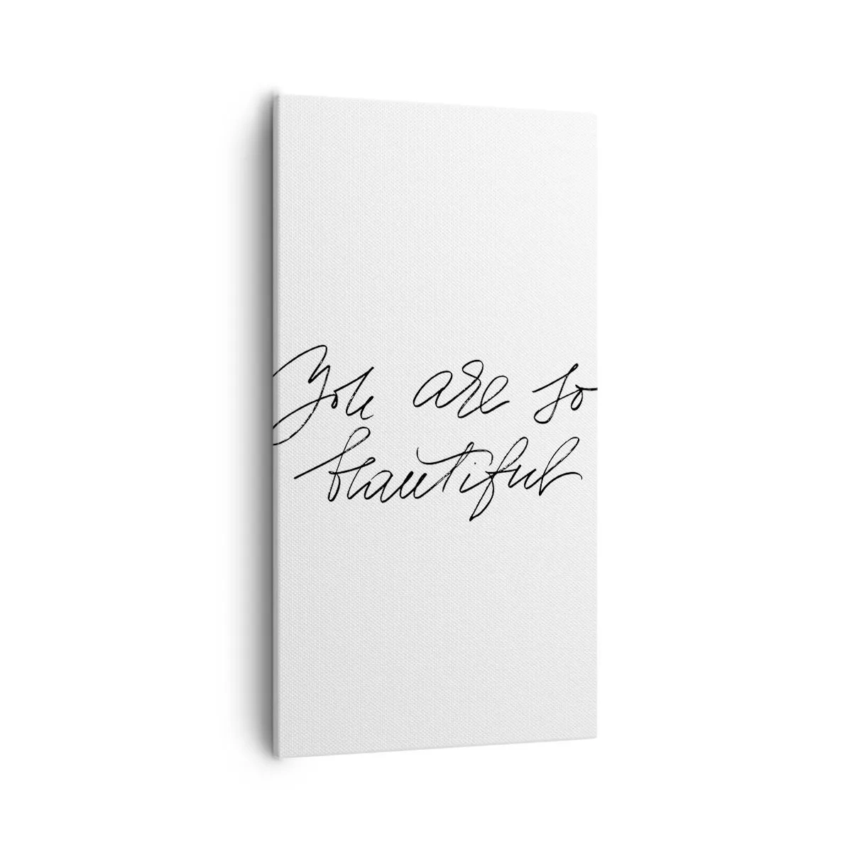 Tablou pe pânză - Serios, crede-mă... - 55x100 cm