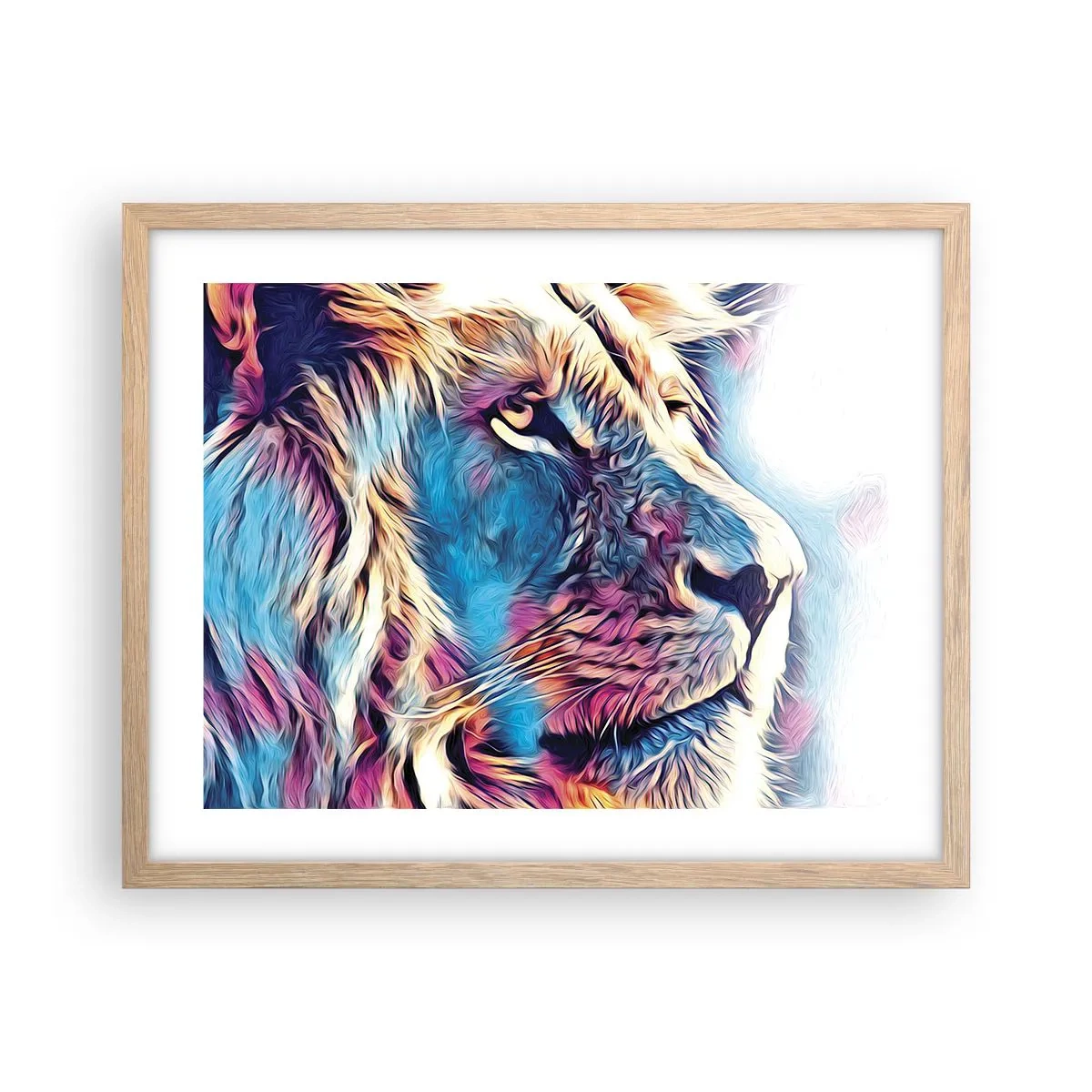 Poster în ramă de stejar deschis - Înțelepciunea naturii - 50x40 cm