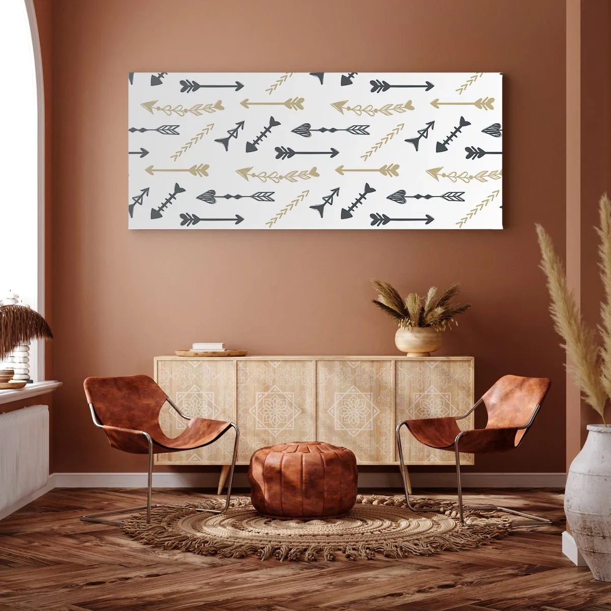 Tablou pe pânză - Visul arcașului - 100x40 cm