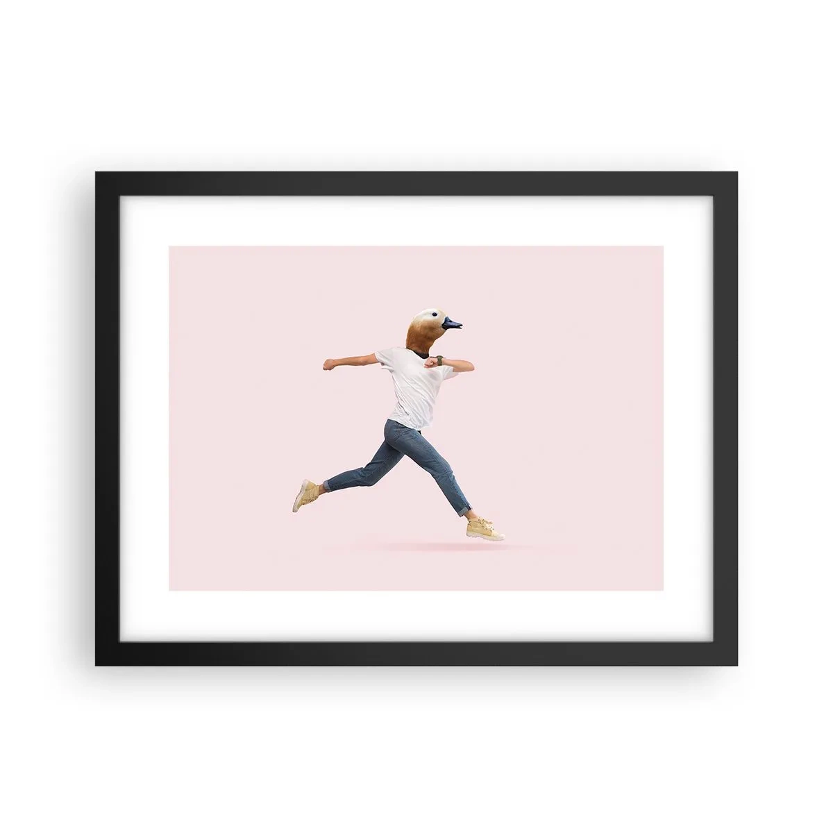 Poster în ramă neagră - Un strop de absurditate - 40x30 cm