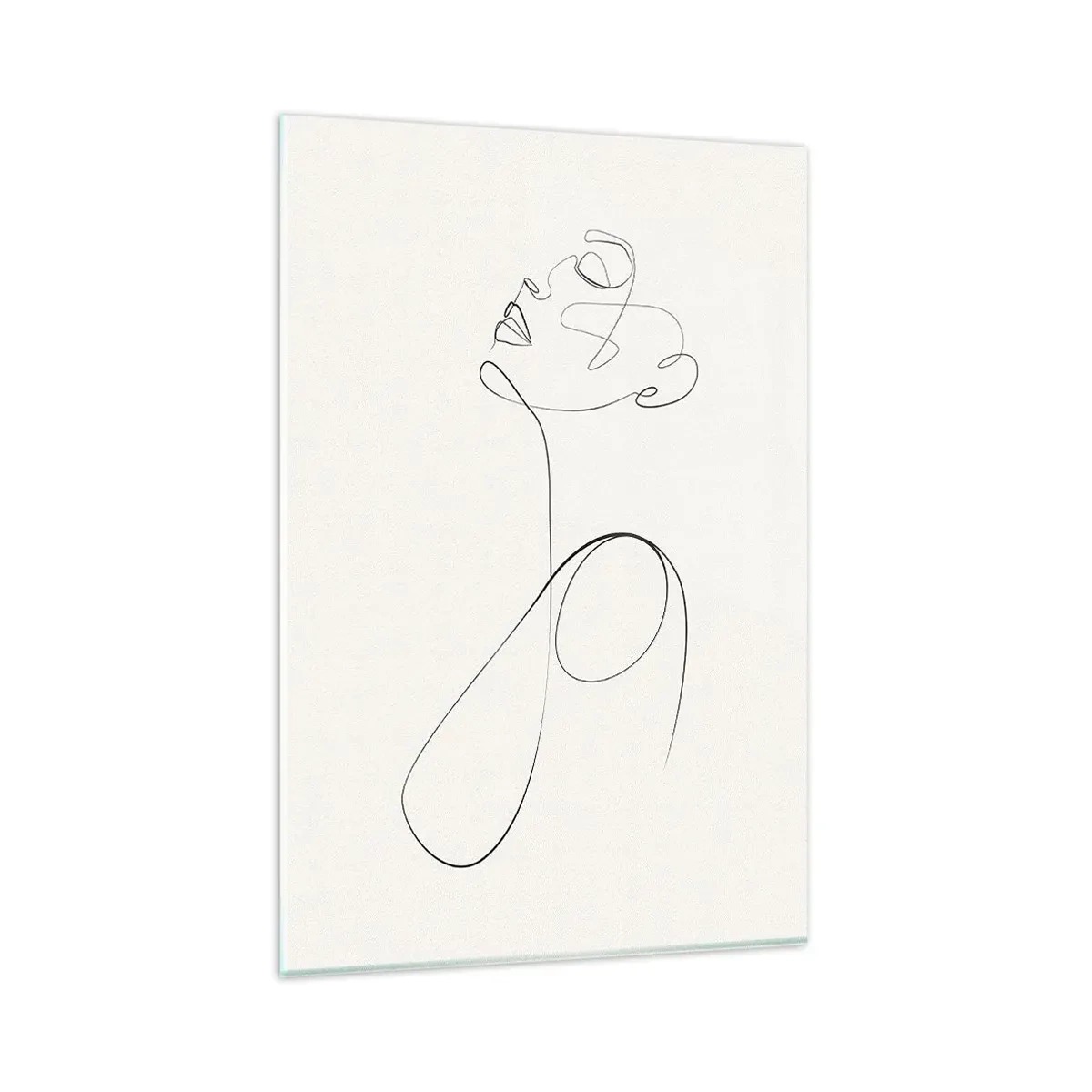 Tablou pe sticlă - Încâlcită în vise - 80x120 cm