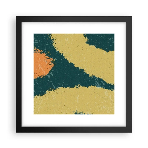 Poster în ramă neagră - Abstracție - în slow motion - 30x30 cm