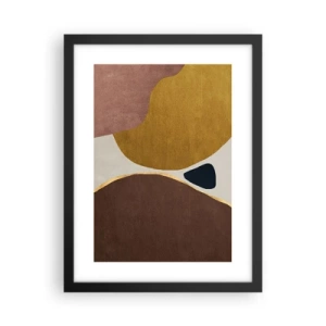 Poster în ramă neagră - Abstracție - un loc în spațiu - 30x40 cm