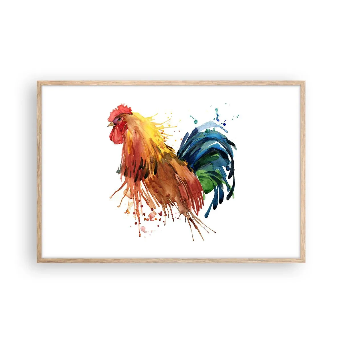 Poster în ramă de stejar deschis - Haina regală, mândria regală - 91x61 cm