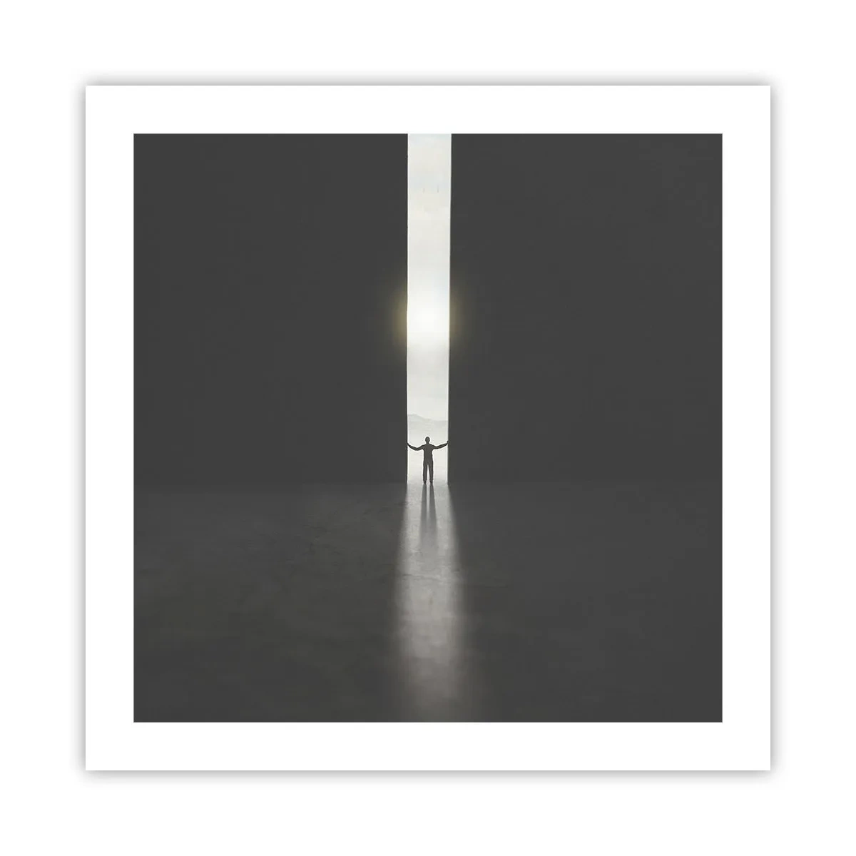 Poster - Un pas spre un viitor luminos - 50x50 cm