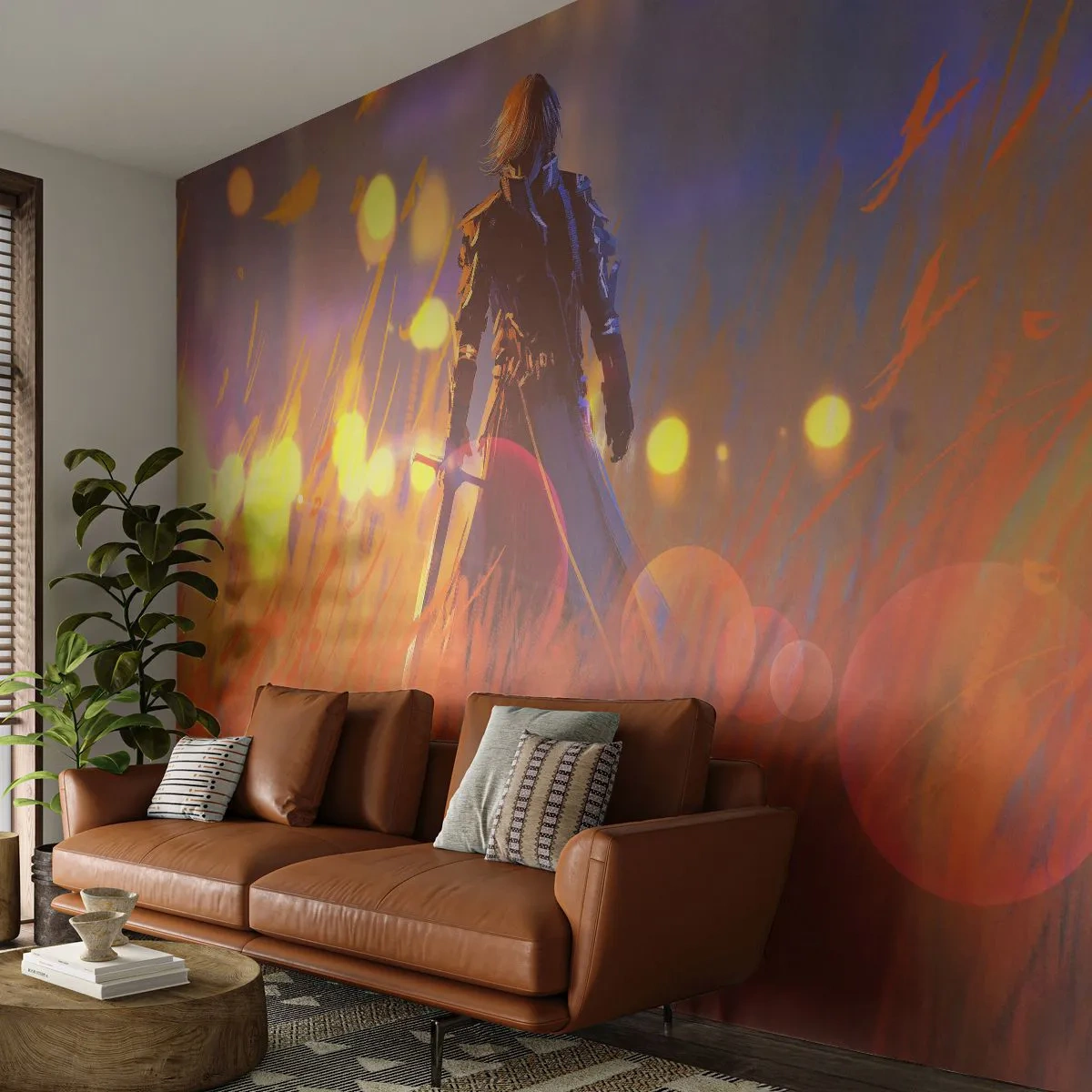 Tapet Standard Eco - Cavalerul greșit - Abstracția, Fantezie, Războinic - 400x280 cm