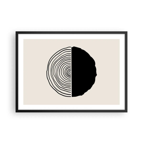 Poster în ramă neagră - Jumi-juma - 70x50 cm