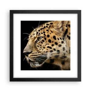 Poster în ramă neagră - Calm, concentrat, pregătit - 30x30 cm